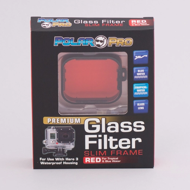 PolarPro Hero3 Glass Filters Slim Line/Red 