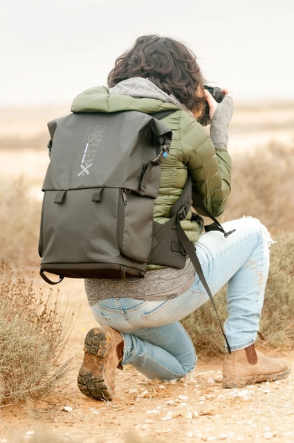 MyMiggo Agua Medium Stormproof Backpack For large DSLR and mounted 24-70 lens 