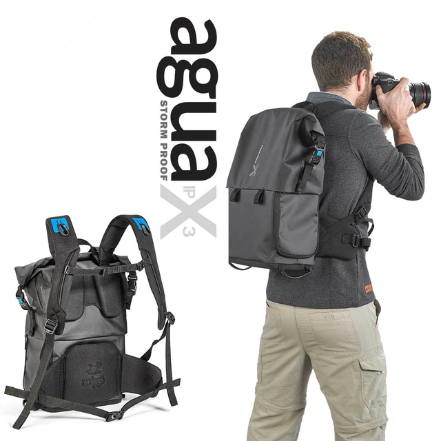 MyMiggo Agua Large Stormproof Backpack For large DSLR and mounted 70-200 lens 