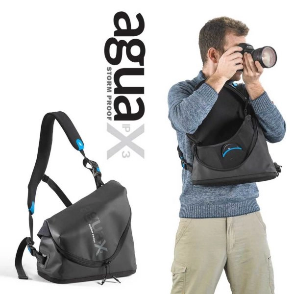 MyMiggo Agua Stormproof Torso Pack For large DSLR and mounted 24-70 lens 