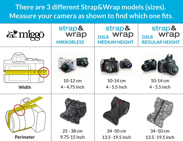 MyMiggo Padded  Camera Strap and Wrap  for SLR 