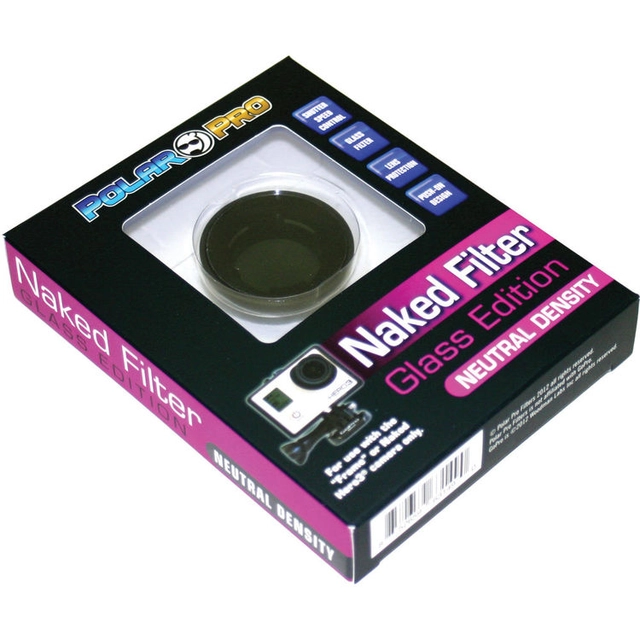 PolarPro Hero4/3+/3 Glass Filters Naked Line/Neutral Density Drone 