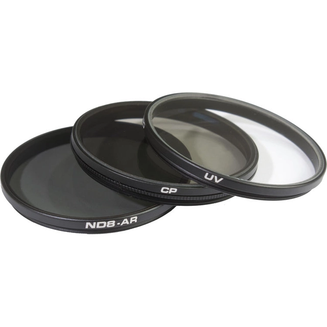 PolarPro 3-Pack, DJI Inspire 2 (X7/X5S/X5R/X5) UV, CP, ND8 Filters 