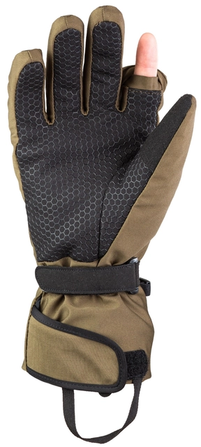 HeatX Heated Hunt Gloves XXL Olive Green 
