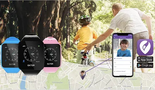 Tail it Kids (Gator 3) GPS Tracking Klokke 